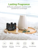 InnoGear Essential Oil Diffuser with Oils, 100ml Aromatherapy Diffuser with 6 Essential Oils Set, Aroma Cool Mist Humidifier Gift Set, Grey Wood Grain by TinyTreasures Baby Boutique