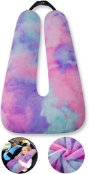 Travel Pillow Car Pillow Kid Car Sleeping The Sleeping Aid for Adults and Kids on Road Trips Kids Travel Pillow Colorful Purple by TinyTreasures Baby Boutique