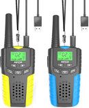 Walkie Talkies for Kids Rechargeable 2 Pack,3 Miles Long Range 22 Channels 2 Way Radio Mini Kid Wakey takey,Birthday, Toys for Age 3-12 Year Old Boys Girls by TinyTreasures Baby Boutique