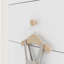 Storkcraft California 6-Drawer Double Dresser (White with Driftwood) - GREENGUARD Gold Certified, Interlocking Drawer System, Dresser Drawer Organizer for Kids Bedroom by TinyTreasures Baby Boutique