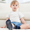 Zaples Baby Non Slip Grip Ankle Socks with Non Skid Soles for Infants Toddlers Kids Boys Girls by TinyTreasures Baby Boutique