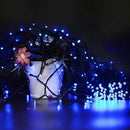 HOME LIGHTING 66ft Christmas Decorative Mini Lights, 200 LED Green Wire Fairy Starry String Lights Plug in, 8 Lighting Modes, for Indoor Outdoor Xmas Tree Wedding Party Decoration (Blue) by CozyNest Decor