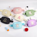 YOOLIFE Sisters Gifts - Pink Initial Crossbody Bag Belt Bag for Sister by TinyTreasures Baby Boutique