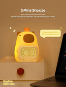 MASHI Capybara Alarm Clock with Night Light, ok to Wake Clock for Kids, Cute Capybara Night Light, Snooze, Toddler Sleep Training Clock,Gift for Kids Girls Boys Teens Birthday Room Decor by TinyTreasures Baby Boutique