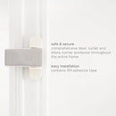 Ubbi Safety Bundle, Safeguarding and Baby Proofing Set, Includes 36 Outlet Covers, 16 Table Corner Protectors and 2 Pinch Guards, Child Safety Kit, Taupe by TinyTreasures Baby Boutique