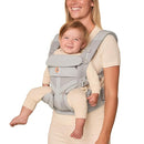 Ergobaby Omni Classic Baby Carrier Newborn to Toddler - Breathable Baby Carriers for Summer - All-Position Carrier with Lumbar Support (7-45 Pounds), Mesh, Pearl Grey by TinyTreasures Baby Boutique