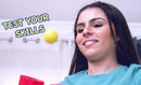 pindaloo Original Skill Game Toy with 2 Balls- Gifts for Kids and Adults Indoor & Outdoor Games, Ball Toys for Boys, Girls, & Teens - Gift Ideas, Fun Stuff, Develops Motor & Juggling Skills -Blue by TinyTreasures Baby Boutique