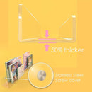 36 Inch 50% Thicker Clear Acrylic Book Shelves, Invisible Kids Wall Bookshelves for Baby Storage Book Rack, Toy Organizer, Book Display, Playroom, Bedroom, Toddler Room, Nursery 2 Packs by TinyTreasures Baby Boutique