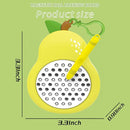 1PCS Pear Magnetic Drawing Board for Kids & Toddlers with Beads and Magnet Stylus Pen - Magnetic Travel Toy for Airplane & Car Ride Activities for Kids by TinyTreasures Baby Boutique
