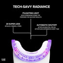 TriPulse Teeth Whitening LED Light Kit - 20 LED Lights - Hydrogen Peroxide + Carbamide Peroxide - 7 Shades Whiter in 7 Days - Safe On All Dental Work - BPA Free Mouthpiece by CozyNest Decor