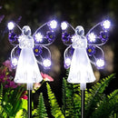 YWBL-WH 2PCS Angel Solar Lights LED Solar Garden Stake Lights Outdoor Garden Eternal Light Angel Decoration () by GreenHaven Gardens