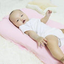 Hooyax Muslin Baby Lounger Cover Soft Organic Cotton Slipcover Fits Newborn Lounger for Baby Boys and Girls (Pink) by TinyTreasures Baby Boutique
