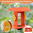 Oriole Feeder for Outdoors Hanging with Gift Box, Durable Plastic Oriole Jelly Feeder with Fruit Holder & 6oz Glass Bowl, Bird Feeder for Orioles with Roof Rain Protection for Garden, Patio, Backyard by CozyNest Decor