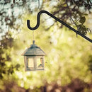 MIXXIDEA Extended Fence Deck Hook Rail Hook Heavy Duty Bird Feeder Hook, 360 Degree Rotary and Length Adjustable Plant Bracket for Bird Feeders, Planters, Suet Baskets, Lanterns, Wind Chimes and More by GreenHaven Gardens