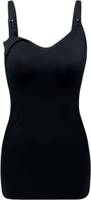 Womens Maternity Nursing Tank Cami for Breastfeeding with Adjustable Straps by TinyTreasures Baby Boutique