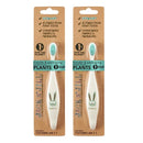 Jack N' Jill Kids Toothbrush - Extra Soft Bristle Toothbrush for Kids, Handle & Packaging Made from Plants (Corn), Ergonomic Handle for Little Hands - Bunny Baby (2 Pack) by TinyTreasures Baby Boutique