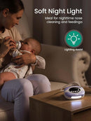 GROWNSY Electric Nose Suction for Baby, Hospital-Grade Nasal Aspirator with Night Light,Soothing Lullabies, Baby Nose Sucker with 9 Adjustable Suction Levels, Purple by TinyTreasures Baby Boutique