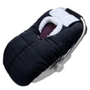 Fairy Baby Winter Car Seat Cover for Babies Carseat– Waterproof, Warm Car Seat Cover Baby – Universal Winter Cover for Back Seat, Infant Car Seat & Baby Carseat（Black） by TinyTreasures Baby Boutique