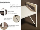 Expandable Cabinet Shelf Organizer 16-26" L Stackable Kitchen Counter Shelf Rack Stand Sink Riser Countertop Storage White (Wide 10.6”D) by CozyNest Decor