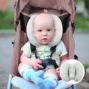 2 in 1 Baby Support Pillow, Adjustable Banana Shape Baby Neck Head Travel Pillow Stroller Insert Cushion for Kids, Toddler, Gray by TinyTreasures Baby Boutique
