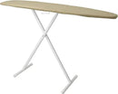 54" Full-Size Adjustable Ironing Board w/Thick Pad Cover, Leg Locking System, Foldable and Collapsible, Heavy-Duty Alloy Steel Construction, Space Saving Design - Khaki by CozyNest Decor