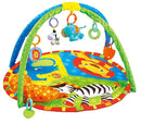 Baby Toddler Fold Acctivity Gyms Play Mats Colorful Baby Play Pad with Animal Toys, Lion by TinyTreasures Baby Boutique