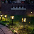 GIGALUMI 8 Pack Solar Hanging Lantern Outdoor, Candle Effect Light with Stakes for Garden, Patio, Lawn, Deck, Umbrella, Tent, Tree, Yard, Driveway-Warm White by GreenHaven Gardens
