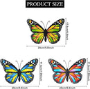 EOORAU 3D Metal Butterfly Wall Decor, Double-sided Pattern Metal Butterflies Wall Hanging Sculpture Decor for Outdoor Fence Patio Yard Garden Tree Decorations, Housewarming Gift by GreenHaven Gardens