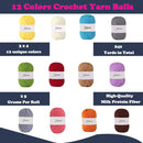 Yarniss Crochet Kits for Beginners, All in One Crochet Kits with 840 Yards Crochet Yarn, 10 Size Ergonomic Crochet Hooks 2.0mm~6.5mm by TinyTreasures Baby Boutique