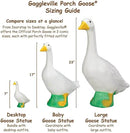 Fox Valley Traders Gaggleville Desktop Goose 7" H Statue by CozyNest Decor