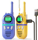 Walkie Talkies for Kids Rechargeable,Toys for Boys and Girls Ages 3-12, 2 Pack Long Range 2-Way Radios, Birthday Gifts,Christmas Stockings, Outdoor Play, Family Games, Hiking Camping Gear by TinyTreasures Baby Boutique
