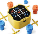 GiiKER Tic Tac Toe Bolt Game, Original 3-in-1 Handheld Puzzle Game, Portable Travel Games for Car Ride, Toys Gift Idea for Kids and Adults, Birthday Gifts for Boys Girls by TinyTreasures Baby Boutique