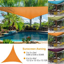 Triangle Shade Sail – Outdoor Sun Canopy for Patio & Playground