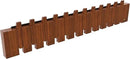 Wall Mounted Piano Key Hanger | Flip Style Hook | Entrance Wall Art Hook, Made of Oak Wood (3 Times Painted, 4 Times Polished) (LED Walnut, 12Hooks) by CozyNest Decor