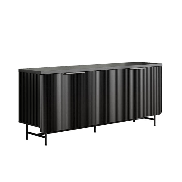 Modern Scandinavian Alcove Door Kitchen Storage Sideboard Buffet Cabinet Console, photo 2 of 6