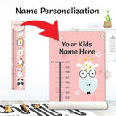 Personalized Canvas Growth Chart for Kids, Height Chart for Kids, Growth Chart Banner with Name by TinyTreasures Baby Boutique