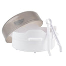 Dr. Brown's Microwave Steam Sterilizer for Baby Bottles, Nipples, Bottle Parts, Pacifiers, Teethers and Breast Pump Parts by TinyTreasures Baby Boutique