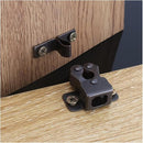 6 Pack Cabinet Latch - Double Roller Catch Hardware for Cupboard Closet Kitchen Cabinet Door Latches and RV Cabinet,Bronze by TinyTreasures Baby Boutique