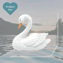 White Swan Figurine - Home Decor Exquisite Sculpture Resin，Artistic White Goose Statue Craft for Elegant Outdoor Garden and Yard Decoration, 7.48 Inches by GreenHaven Gardens