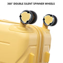 3 Pieces Set 20" / 24" / 28" Spinner Wheel Luggage With Combination Lock by HouseOfZazla