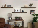 joelsantiques - 54 Inch Wooden Floating Shelves for Wall - 54x6x2 in - Made of Natural Wood - Long Heavy Duty Rustic Wall Shelves for Bedroom - Perfect for Living Room, Kitchen - Medium Brown by CozyNest Decor