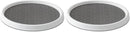Copco Basics Non-Skid Pantry Cabinet Lazy Susan Turntable, 12-Inch, White/Gray (Pack of 2) by CozyNest Decor