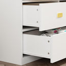 6 Drawer Baby Dresser, Nursery Dresser with Changing Topper, Long Cabinet for Infant Cloth Organize, Changing Station for Nursery and Kids Bedroom Storage, White (45.3" W x 18.9" D x 30.1" H) by TinyTreasures Baby Boutique