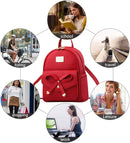 I IHAYNER Girls Bowknot Cute Leather Backpack Mini Backpack Purse for Women by TinyTreasures Baby Boutique
