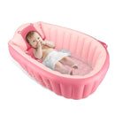 Inflatable Baby Bath Tub Portable Foldable Travel Mini Swimming Pool Helps Infants to Toddler Tub (Pink) by TinyTreasures Baby Boutique