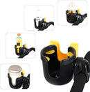 Accmor Stroller Cup Holder with Phone Holder, Bike Cup Holder, Universal Cup Holder for Uppababy Nuna Doona Strollers, 2-in-1 Cup Phone Holder for Stroller, Bike, Wheelchair, Walker, Scooter by TinyTreasures Baby Boutique