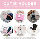 Ryan & Rose Cutie Holder Universal Stroller Cup Holder (Ballet) by TinyTreasures Baby Boutique