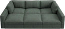 HONBAY Modular Sectional Sofa with Storage Corduroy Sectional Sleeper Sofa Modular Sectional Couches for Living Room,Green by CozyNest Decor
