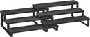 SONGMICS Display Risers, Set of 2 Engineered Wood Perfume Organizer Stand, 3-Tier Cupcake Stand Holder, Spice Rack, Shelf Risers for Figures, Dessert Shelves, Ebony Black and Ink Black UKCS116B01 by CozyNest Decor