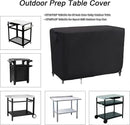 Kingling Outdoor Prep Table Covers, Waterproof Stainless Steel Table Cover Metal Table Cover Protection for Patio Kitchen Prep/Work Tables - 60''L x 30''W x 34''H by CozyNest Decor